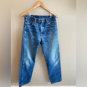 Wrangler Men's Straight Jeans - Blue